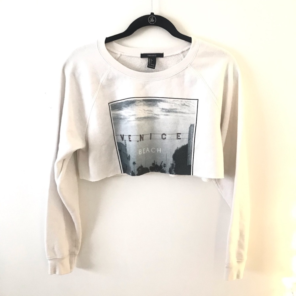 cropped california sweater